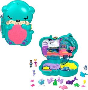 Polly Pocket Mattel - Big Pocket World Otter Underwater Aquarium Compact