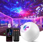 Star Projector,【105 Light Effects+Dimmable】 Galaxy Projector Light for Bedroom,[15 White Noises+Bluetooth] Star Projector Night Light Projector,Remote+Timer Galaxy Light Star Lights Projector Light