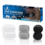 Beela's 3 Pairs Jaw Exerciser & Jaw Toner To Define Your Jawline, Double Chin Reducer, Trainer, Chisel, Slim and Tone Your Face, Home Gym Equipment for Men & Women (40lbs, 50lbs, 60lbs)