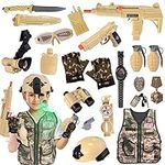 20 Piece Army Costume for Kids, Sol