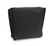 UCARE Cooler Cart Cover Waterproof Quart Rolling Cooler Cart Protection Cover for Outdoor Beverage Cart Ice Chest Party Cooler Black 35 * 20 * 34in