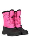 Mountain Warehouse Whistler Kids Snow Boots - Snowproof, Warm, Breathable Childrens Winter Boots, Durable & High Traction Soles - Ideal For Walking & Daily Use Pink Kids Shoe Size 2