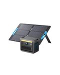 Anker SOLIX C1000 Portable Power Station with 100W Solar Panel, 1800W Solar Generator, LFP (LiFePO4) Battery, 4 AC Outlets, Up to 2400W for Home, Power Outages, and Outdoor Camping