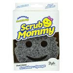 Scrub Daddy Scrub Mommy Washing Up Sponge - Dual Sided Scrubbing Non Scratch Scourers, Smiley Face Sponges for Cleaning Kitchen & Bathroom, Dish Scrubber, FlexTexture Home Products, Style Single Pack