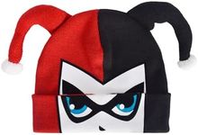 DC Comics Harley Quinn Beanie Hat, 