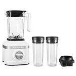 KitchenAid K150 3 Speed Ice Crushing Blender with 2 Personal Blender Jars - KSB1332Y - White, 48 oz