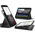 ESR iPad Air 11 Inch Case for M4/M3/M2 (2026/2025/2024) & Air 6th/5th/4th Generation, Removable Magnetic Cover, Adjustable Portrait/Landscape Stand with Raised Screen View, 9 Standing Angles, Black