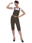 Amscan 9906474 - Women's 1940's WW2 Land Girl Adults Fancy Dress Costume Size: 16-18