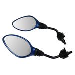 TVS Bike Mirror Set (Matte Blue)