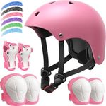 Kids Bike Helmet Set, Adjustable He
