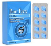 Bon Erex - 10 Pale Blue Pills for Men 100mg | Boosted Energy & Extended Duration | Support Strength, Firmness & Stamina | Natural Formula for Confident Performance | Herbal and Natural Supplement