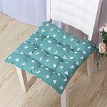 Square Futon Mat Pad Dining Chair Cushion Female Student Classroom Stool Cushion Simple Colorful Cotton Breathable Cushion Padded Cushions Computer Cushions Office Soft Sofa Cushion 45cm,40cm