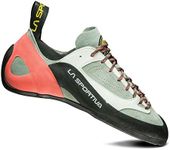 La Sportiva Finale Women's Climbing Shoe, Grey/Coral, 33