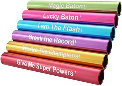 6Pcs Interesting Baton Track and Field - Aluminum Relay Batons for Relay Race，Track & Field Equipment