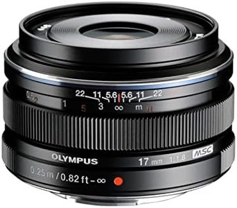 OLYMPUS M.Zuiko Digital 17mm F1.8 Lens (Black)