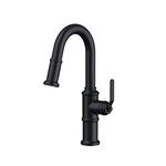 Gerber D150537BS 1H Kinzie Prep Faucet, Satin Black