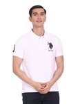 U.S. POLO ASSN. Men's Solid Regular T-Shirt (USTSHC0009_White 3XL)