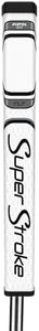 SuperStroke Zenergy TLT Off-Axis Pistol 2.0 Right Hand Putter Grip, Zero-Torque, Lie-Angle-Balanced to help maintain Stability, Control Face Rotation, and Repeat a Smooth,Pendulum-Style stroke, Silver