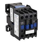 Heschen AC Contactor, CJX2-1810, 220V 50/60Hz Coil, 3P, 3 Pole, Normally Open, Ie 18A, Ue 380V