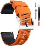 Hemsut Silicone Watch Bands, 18mm 2