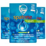 Spatone Natural Iron Supplement + Vitamin C (84 Sachets), Daily Convenient Liquid Iron Sachets, Nothing Artificial, Better Absorption Than Tablets, Less Side Effects, Apple Flavour