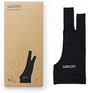 Wacom Drawing Glove – Glove for Drawing on a Graphic Display (for Right and Left-handers, Black), One Size