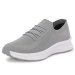Centrino Sneaker for Men | Comfort & Style with Soft Cushioned Insole | Trendy Lace-up Design for Casual Outfits 7627-8 Grey