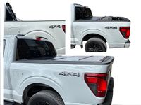 Cheetah Flip Back Hard Trifold tonneau Cover fits Ford F-150 2015-2025 5.5Ft Bed.