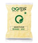 GoShudh Makka Atta (Maize/Corn Flour)| 500 Gm Packing| Kitchen Essentials| Cereal Grain Flour| With High Fibre Content| boosts immunity, skin & hair health