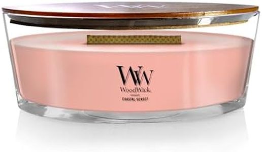 WoodWick Ellipse Scented Candle with Hearthwick Flame, Coastal Sunset