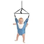 COSTWAY Baby Door Jumper Bouncer, Infants Doorway Jumping Exerciser Set with Adjustable Strap, Door Clamp, Toddler Hanging Swing Seat for Playing Activity Training (Blue)