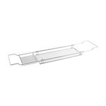 Organize It All Expandable Chrome Bathtub Caddy/Tray