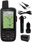 Wearable4U - Garmin GPSMAP 67i Rugged GPS Hiking Premium Handheld, 3in Display with Power Pack Bundle