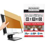 Akamai Office Products Privacy Screen Filter Computer Monitor Anti Glare (24.0 inch Diagonally Measured, Gold)