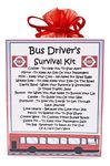 Bus Driver's Survival Kit ~ Fun Novelty Gift & Greetings Card Alternative | Birthday Present | Thank You | Bus Driver Gifts | Personalised Keepsake Gift | Xmas Gift | Secret Santa