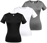 WANAYOU Women's Compression Shirt M