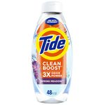 Tide Clean Boost Fabric Rinse, Removes Odours and Residues, Safe on All Fabrics, Free of Dyes and Heavy Perfumes, Spring Meadow Scent, 1.43L