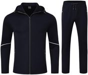 donhobo Mens Tracksuits Set Full Zi