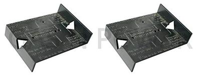 Concealed Hinge & Mounting Plate Drilling Jig - 26mm & 35mm Cup Template for Kitchen Bedrooms Bathrooms x2