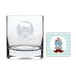 YaYa cafe My Cool Dad Whiskey Glass for Dad - Stelvio_325 ML