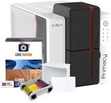 Evolis Primacy 2 Dual Sided ID Card Printer & Supplies Bundle Badge Machine (PM2-0025-A)