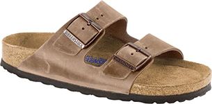 Birkenstock Men's Arizona Sfb Open Toe Sandals, Brown, 11.5 UK