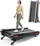 Walking Pad Treadmill with Incline, Full Deck, Auto Incline 12%-20%, 400/350lbs Capacity, Vitalwalk Compact Under Desk Treadmills for Home Office, 3.0HP Brushless, Vertical Store Black Apollo 11 Ultra