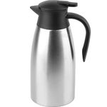 Dicunoy Thermal Coffee Carafe Jug, Stainless Steel Thermal Insulated Carafes Kettle, 2 Liter Double Walled Vacuum Flask Dispenser for Tea, Water and Coffee