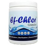 Ef-Chlor Granules Water Purification Granules - 1 Kg Jar | Emergency Water Purification for 50,000 Liters | Rapid and Reliable Water Treatment Solution