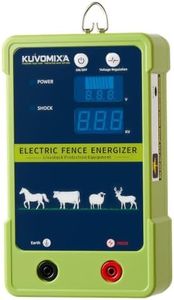 Electric Fence Charger, 3 Joules 10-15 Mile, Plug-in AC Powered 9-12-14KV
