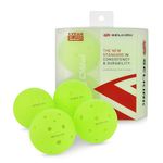 Selkirk Pro S1 Ball | Crack-Resistant | 38 Hole Outdoor Pickleball Balls | USAPA Approved Pickle Ball for Tournament Play | Advanced Aerodynamics | 4 Pack Pickleballs |