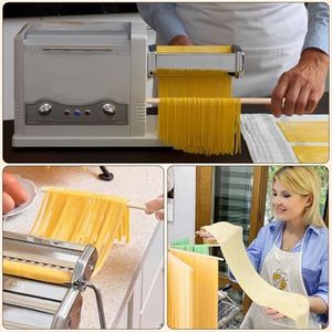 Pasta Drying Rack, Large Wood Pasta Rack Drying Collapsible for Easy Storage, Kitchenaid Pasta Attachment, for Fresh Pasta Making Spaghetti Dryer Hanger Stand