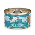 Weruva Cats in The Kitchen, Funk in The Trunk with Chicken in Pumpkin Consomme Cat Food, 3.2Oz Can (Pack of 24)