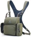 MOXULE Binocular Hanress Chest Pack: Bino Case with Rangefinder Pocket for Hunting Birdwatching and Hiking